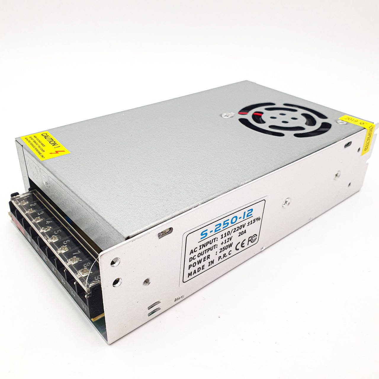 

Блок питания перфорированный трансформатор адаптер 12В 250Вт 12V 20A 110v/220v Power Supply 250W металл