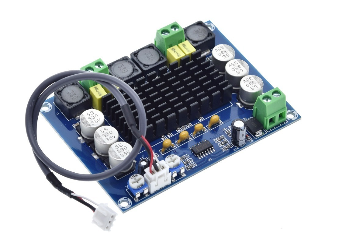 

Аудио усилитель XH-M543 на чипе TPA3116D2 мощность 2х120 W