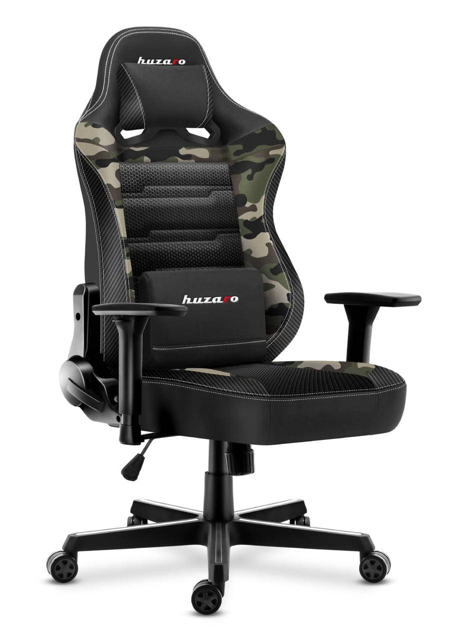 

Кресло геймерское HUZARO Новая генерация FORCE 7.7 Camo Mesh Обивка ткань