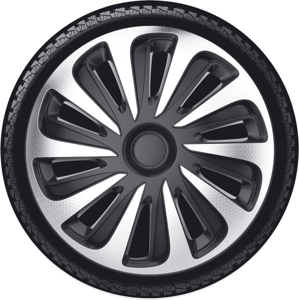 

R14 CALIBER silver black Колпаки на колеса Р14