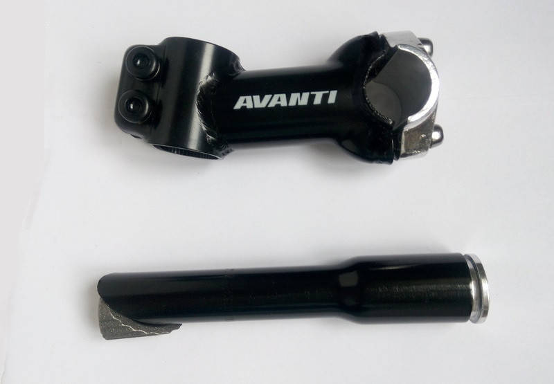 

Вынос руля 1-1/8 AVANTI для руля 25,4 мм + граната (адаптер)