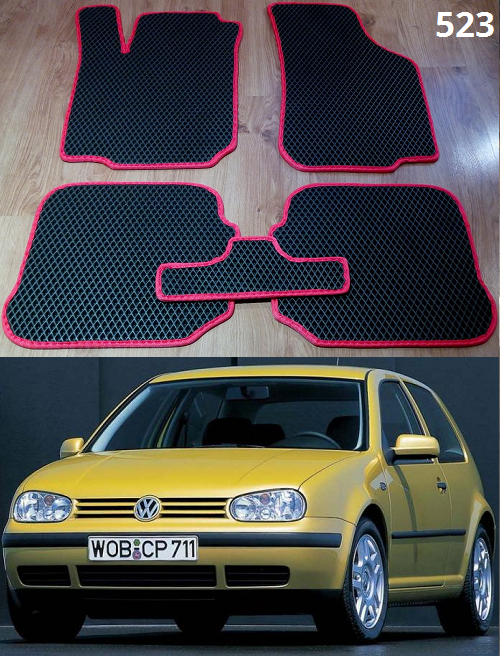 

Коврики ЕВА в салон Volkswagen Golf IV '97-03, Черный