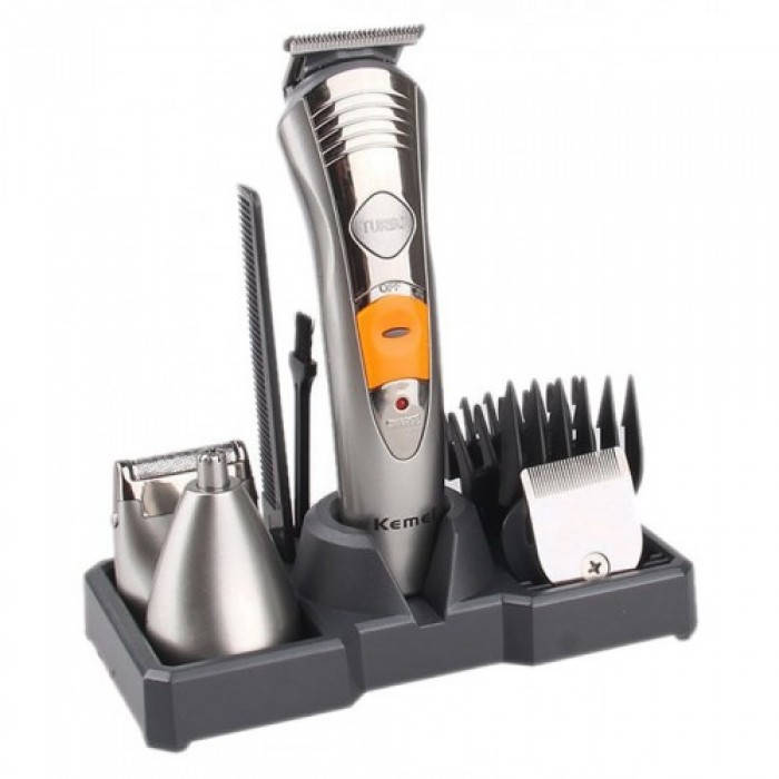 

Машинка для стрижки волос Kemei KM-580A серебристый (44264)