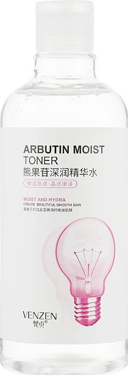 

Омолаживающий тонер с арбутином Venzen Arbutin Moist Toner, 500мл