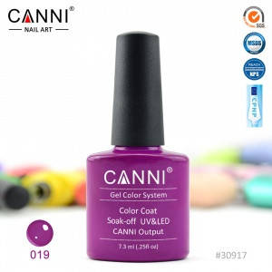

Гель-лак CANNI № 019 (темная фуксия)
