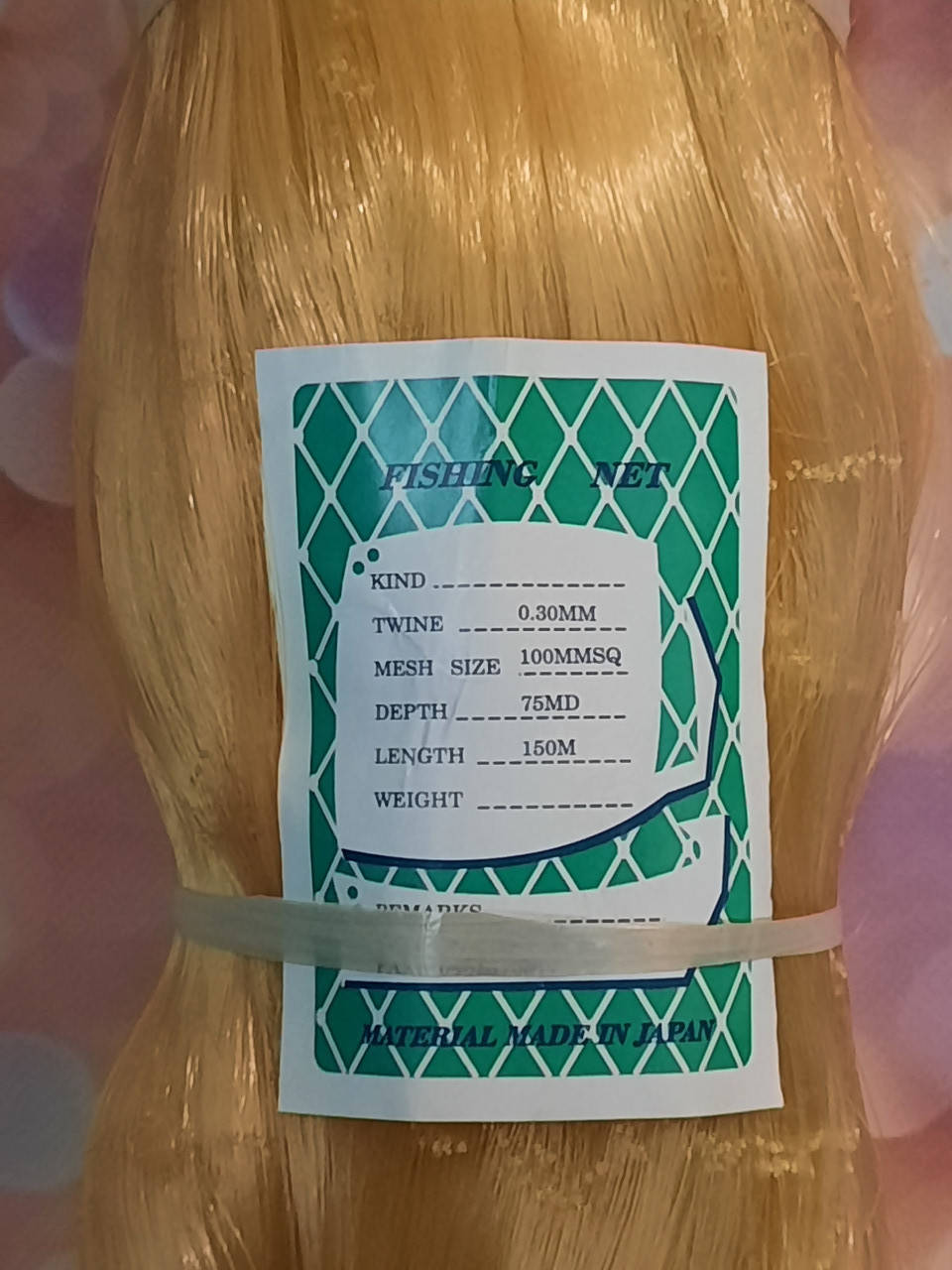 

Кукла из лески 0.3 мм яч 100 мм-75х150