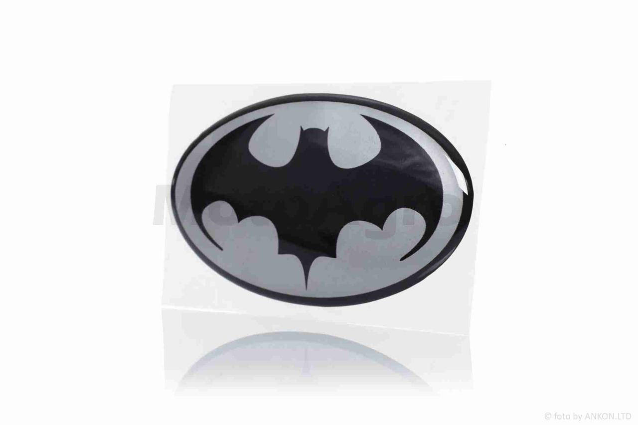 

Наклейка TheBat (90-55mm) силикон серебро