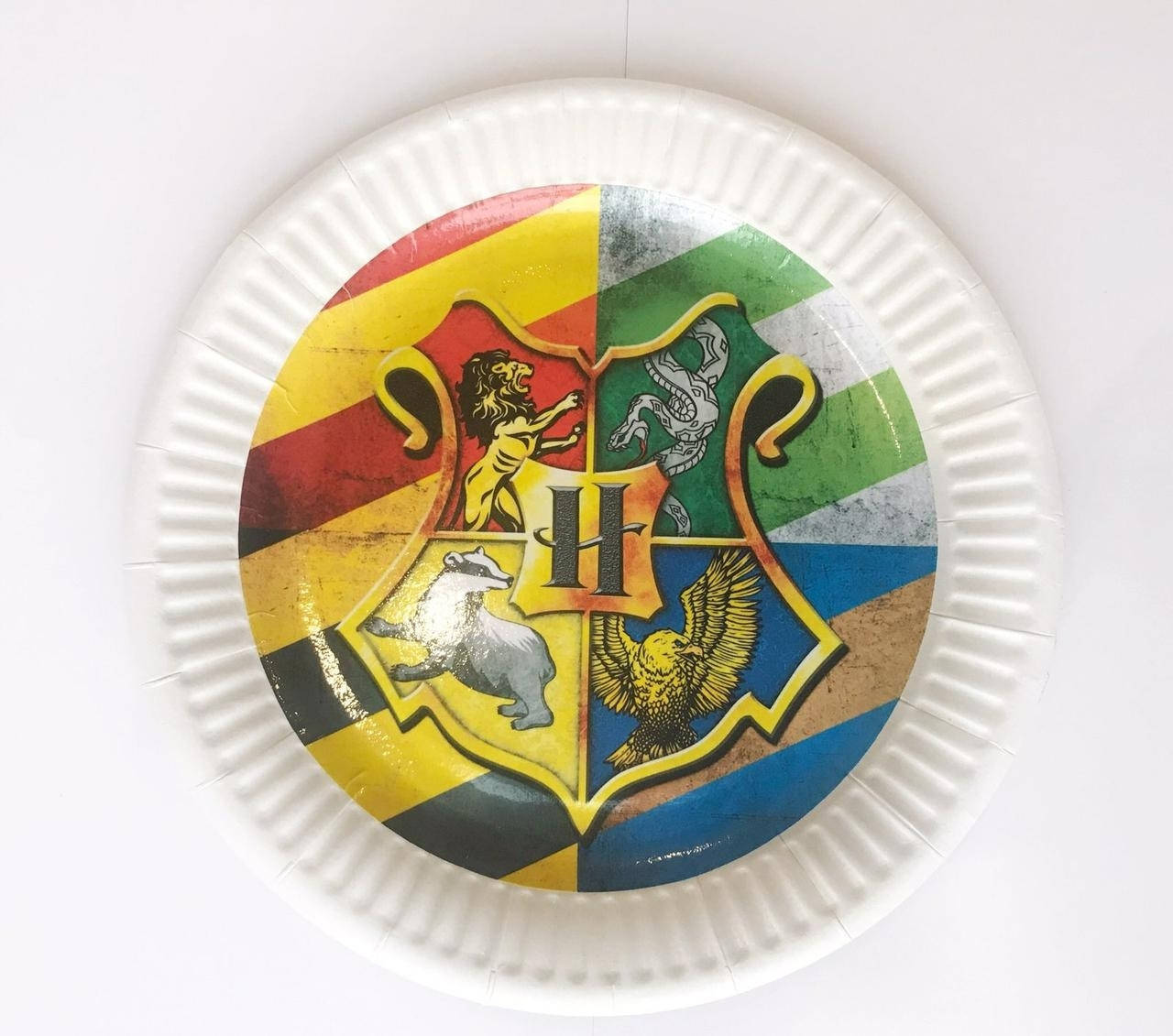 

Бумажные тарелки для детского праздника Гарри Поттер 18 см 10шт