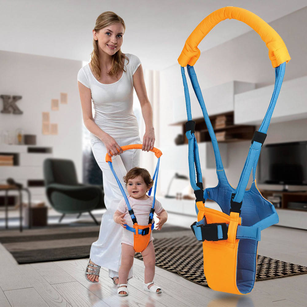 

Детские вожжи ходунки Moby Baby moon walk / Поводок для ходьбы детей, Оранжевый