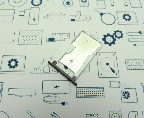 

Держатель сим карты Xiaomi Redmi note 4x черный Сервисный оригинал с разборки