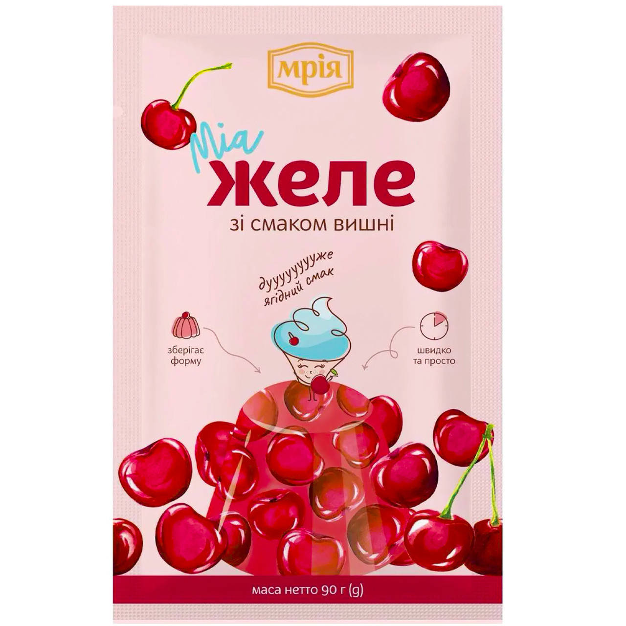 

Желе Мрія зі смаком вишні 90г