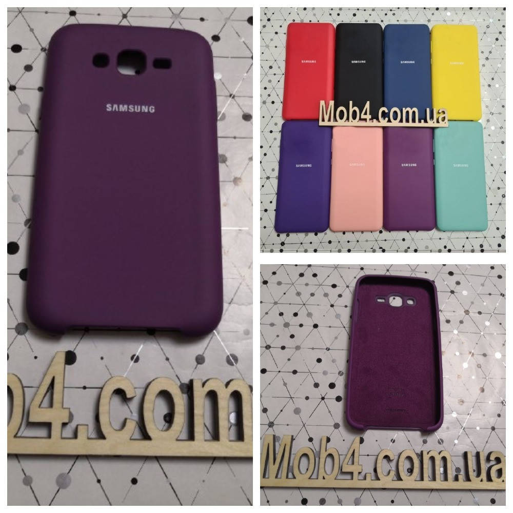 

Брендовый чехол накладка Silicone Cover для Samsung Galaxy (Самсунг) J7, Разные цвета