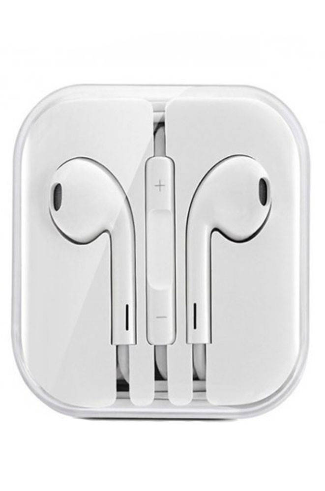 

Наушники проводные с микрофоном 3.5mm 131884S, Белый