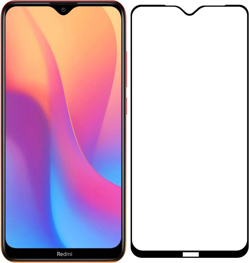 

Защитное стекло Full Glue для Xiaomi (Ксиоми) Redmi 8 (на весь экран)