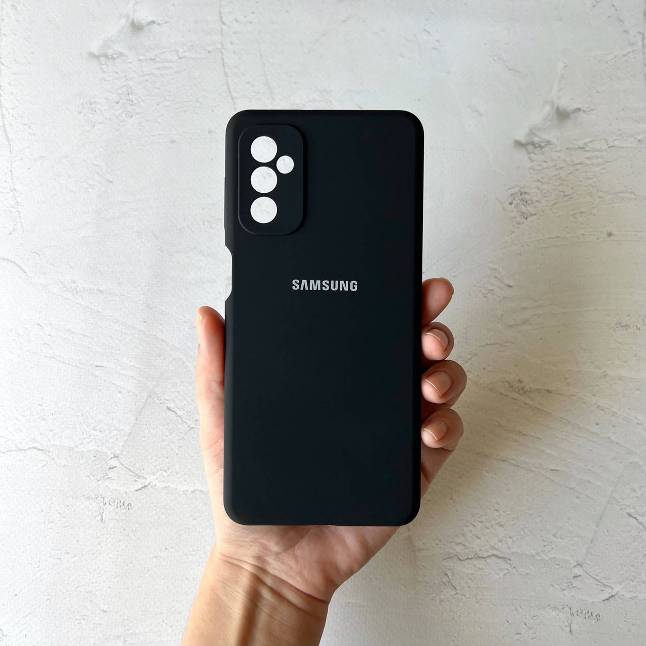 

Чехол на Samsung Galaxy M52 Silicone Case черный силиконовый / для Самсунг Гелекси М52