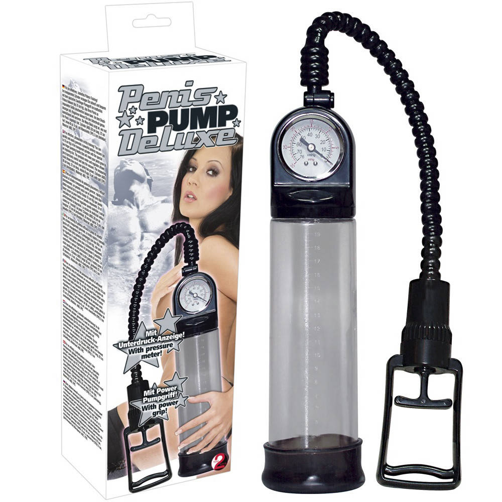 

Вакуумная помпа Penispump Deluxe mit Druckmess, Черный