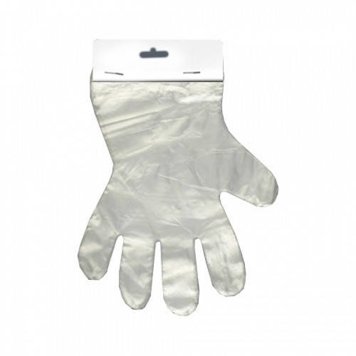 

Перчатки полиэтиленовые на картонке 100шт.