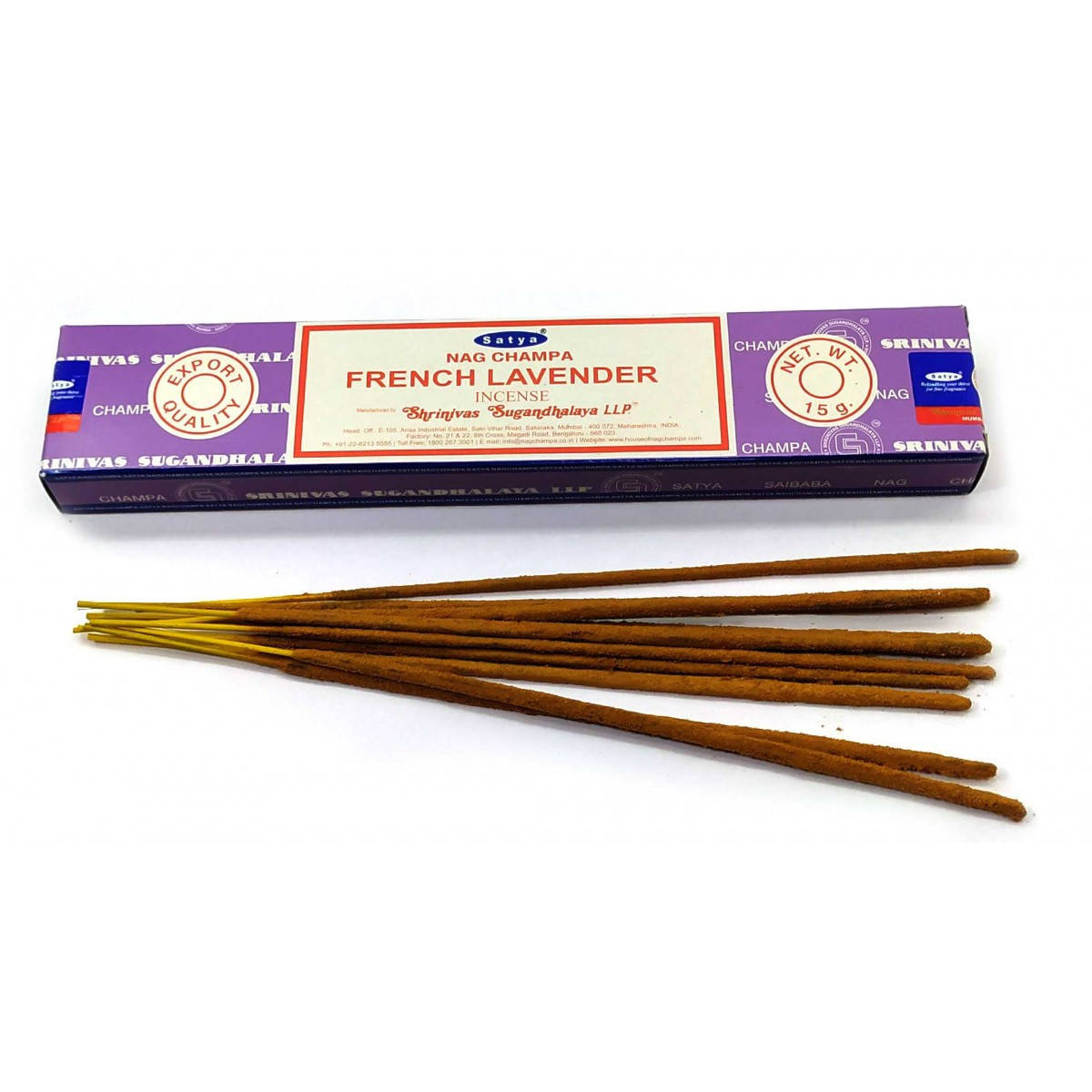 

French Lavender (Французская Лаванда)(15 гр.)(Satya)(12 шт /уп) масала благовоние