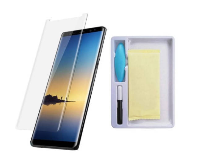 

Защитное UV стекло для Samsung Note 8 (N950) с лампой для поклейки