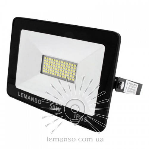 

Прожектор LED 50W 6500K IP65 3000LM LEMANSO "Посейдон" чёрный/ LMP73-50