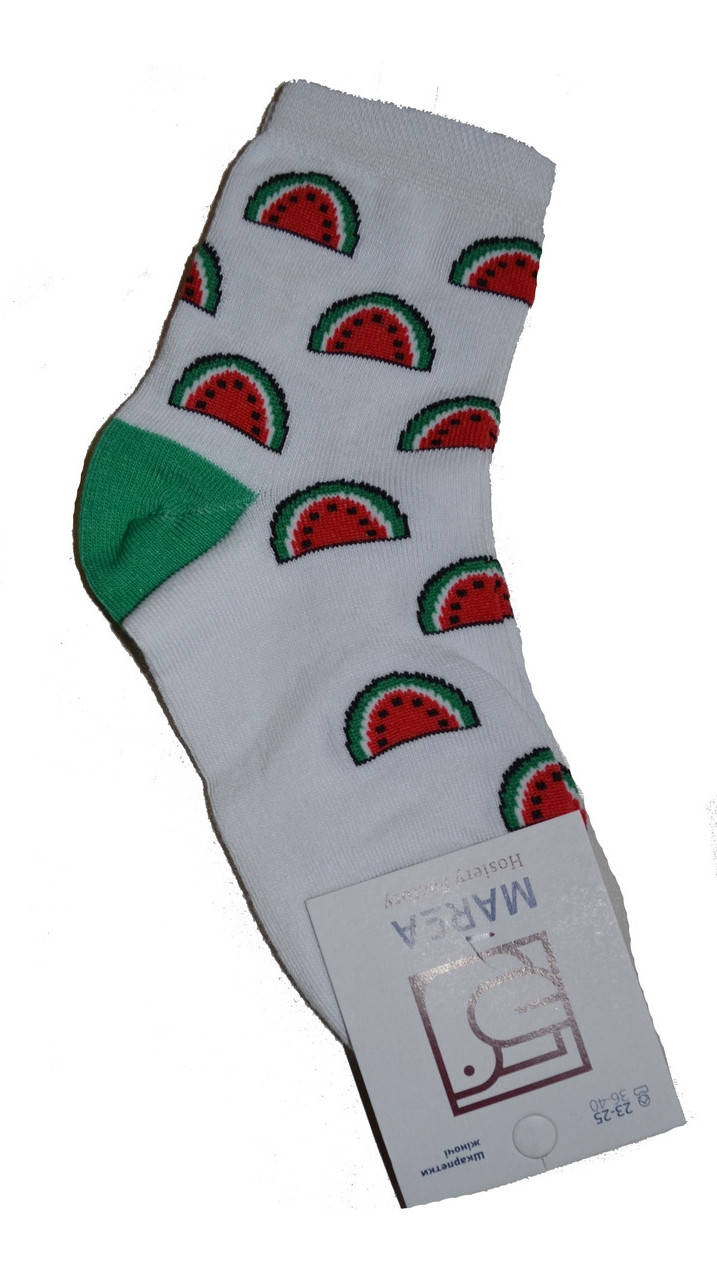 

Женские носки MARCA Долька арбуза (36-40)