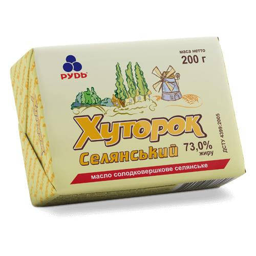 

Масло "Хуторок" 73%