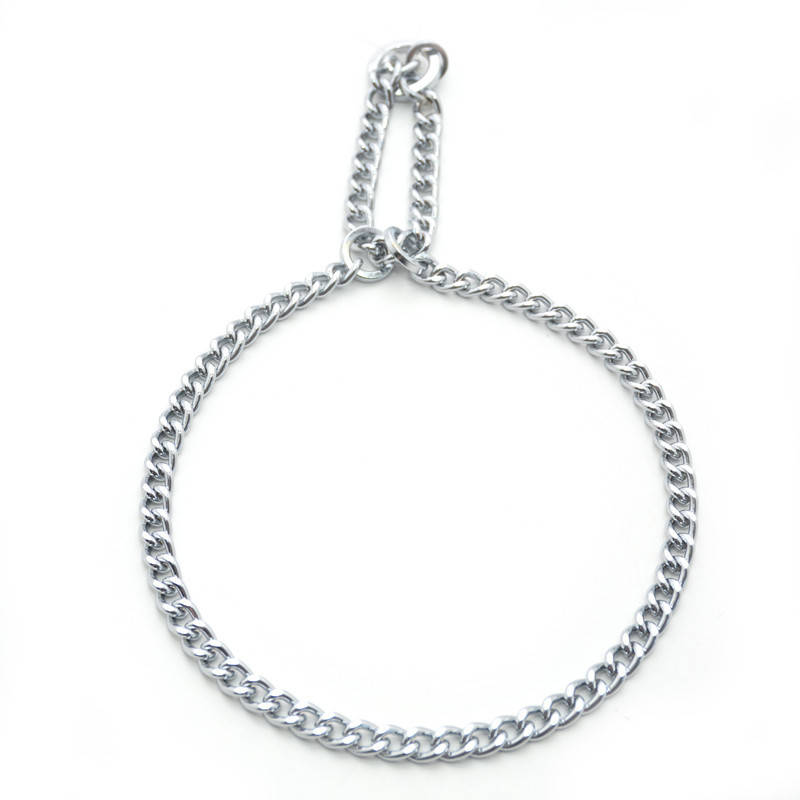 

Ошейник удавка цепь для собак металл УЛ1 2,5 мм 50 см