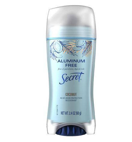 

Твердый дезодорант БЕЗ АЛЛЮМИНИЯ Кокос Secret Aluminum Free Deodorant Coconut