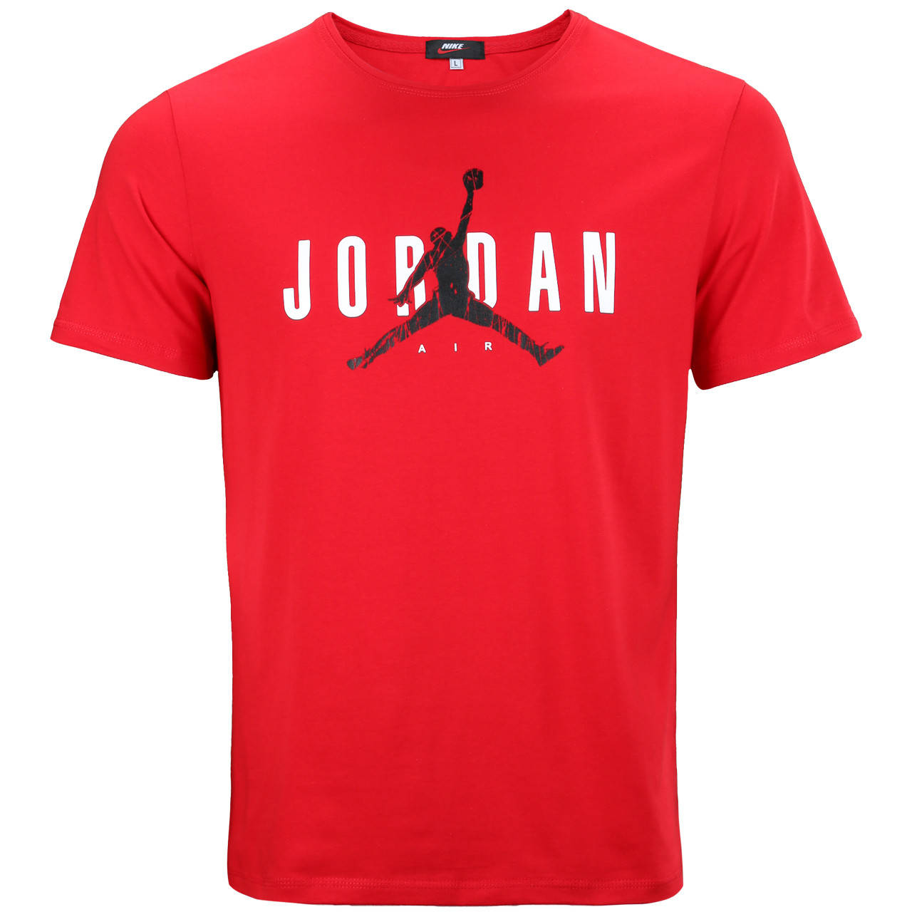 

Футболка спортивная мужская красная NIKE JORDAN Ф-10 RED L(Р) 21-904-020, Красный