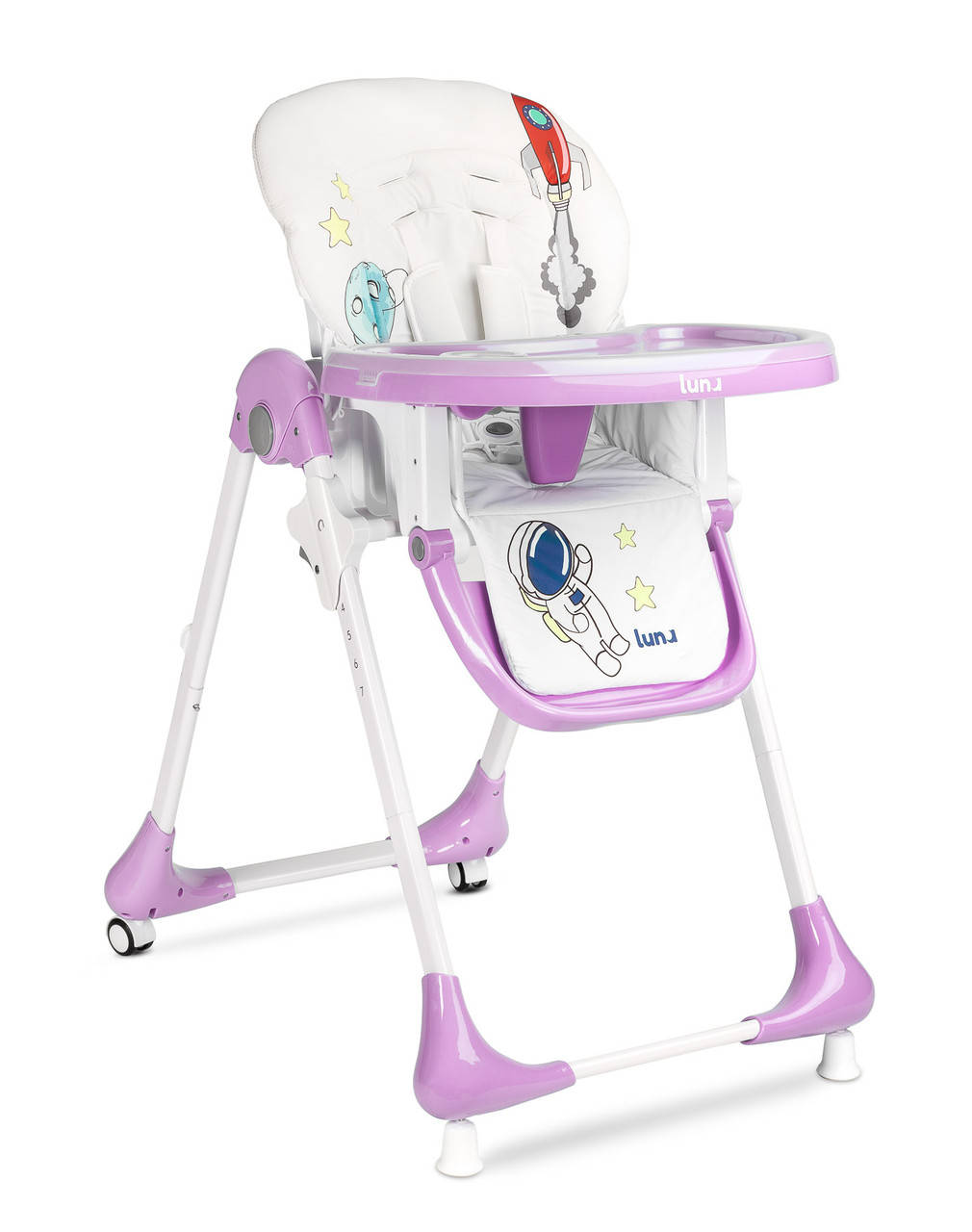 

Стільчик для годування Caretero Luna Lavenda