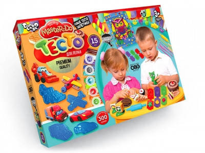 

Набор теста для лепки "Master Do" 15 цветов Danko Toys, Разные цвета