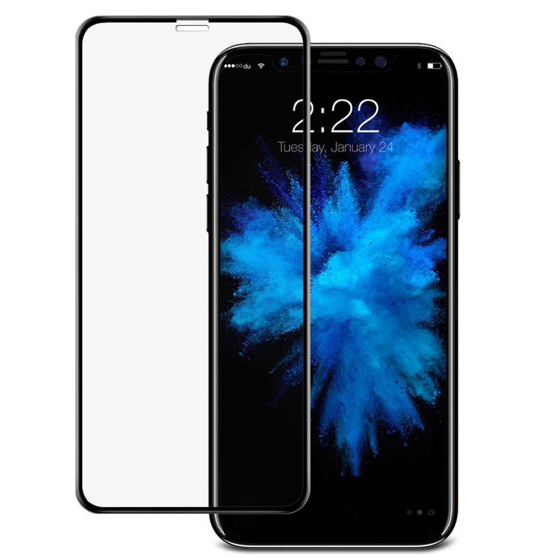 

Защитное стекло iPhone X / XS черное