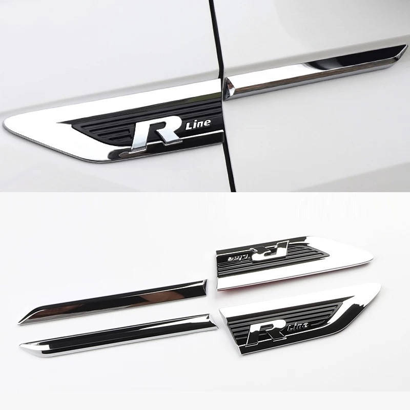 

Эмблемы на крылья VW Volkswagen Tiguan 2016- Rline R-line