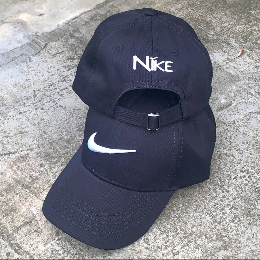 

Стильная молодёжная бейсболка Nike чёрная стильная унисекс весна осень головные уборы кепки бейсболки, Черный