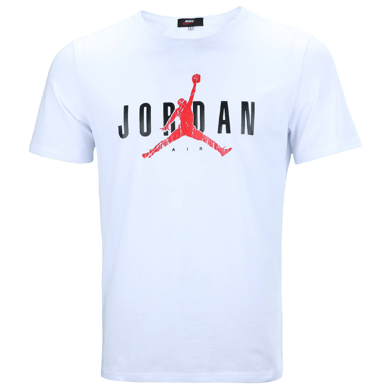 

Футболка спортивная мужская белая NIKE JORDAN Ф-10 WHT S(Р) 21-904-020, Белый