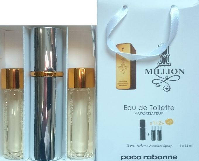 

Духи мужские 3в1 Pacco Rabanne 1Million Gold 45 мл. (Пако Рабан 1 миллион)
