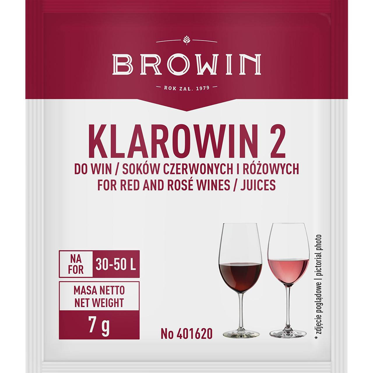 

Осветлитель красных и розовых вин Кларовин 2, BROWIN Польша