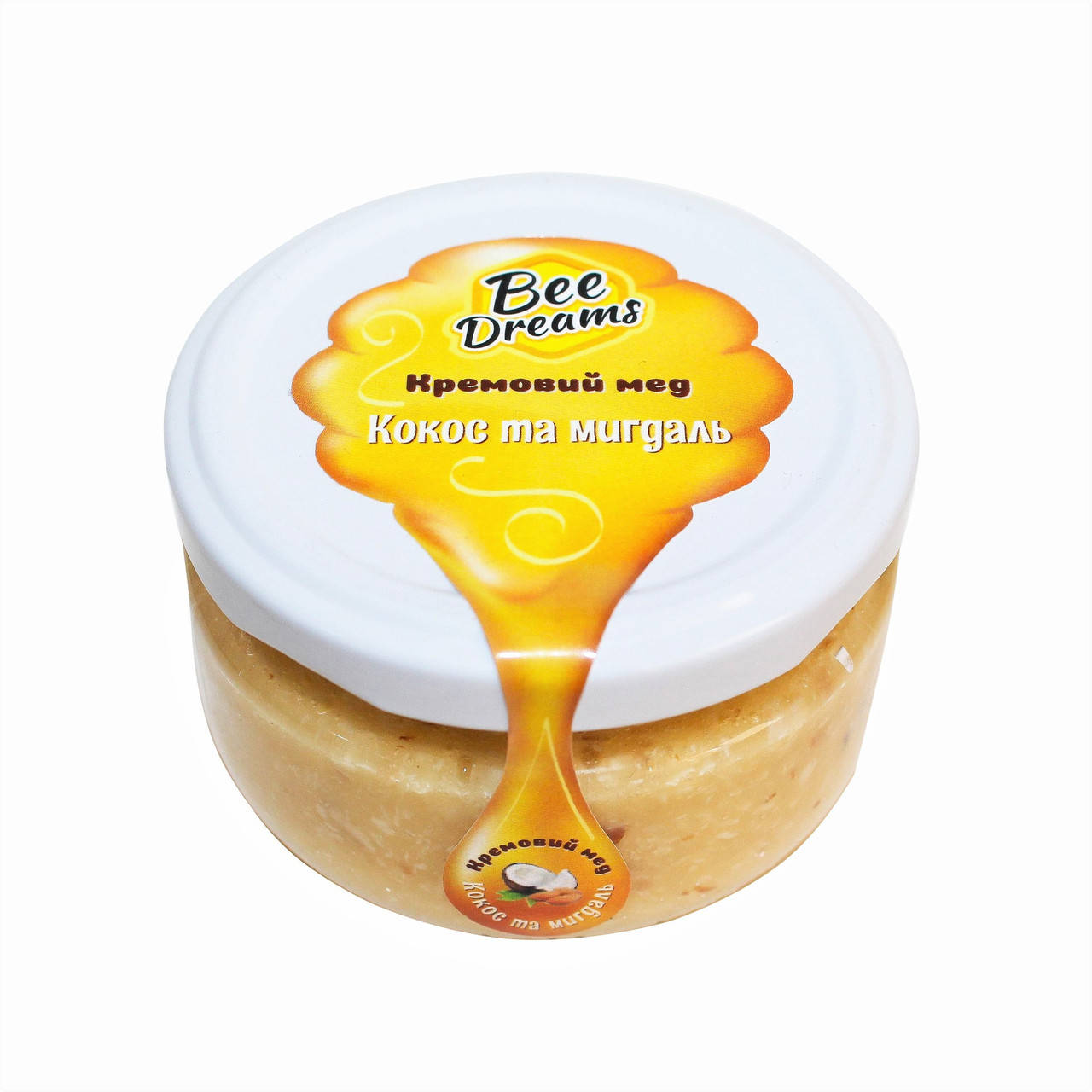 

Кремовий мед "Кокос-мигдаль" 120g