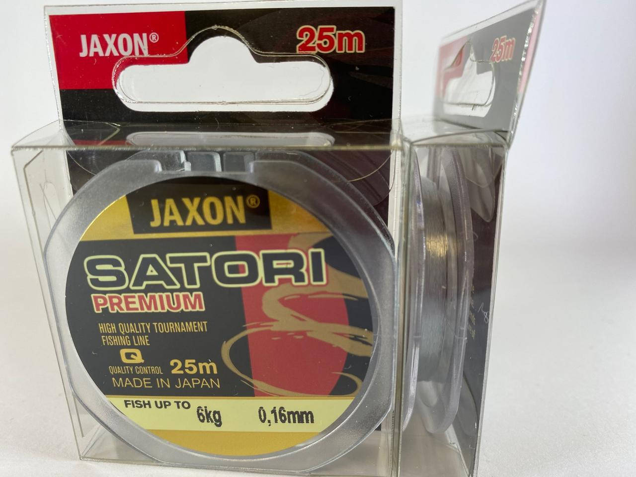 

Леска поводочная Jaxon Satori Premium 0.16 мм/6 кг (25 м), Прозрачный