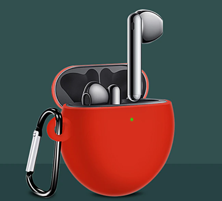 

Чехол силиконовый GXTIN на кейс для Huawei Freebuds 4 red