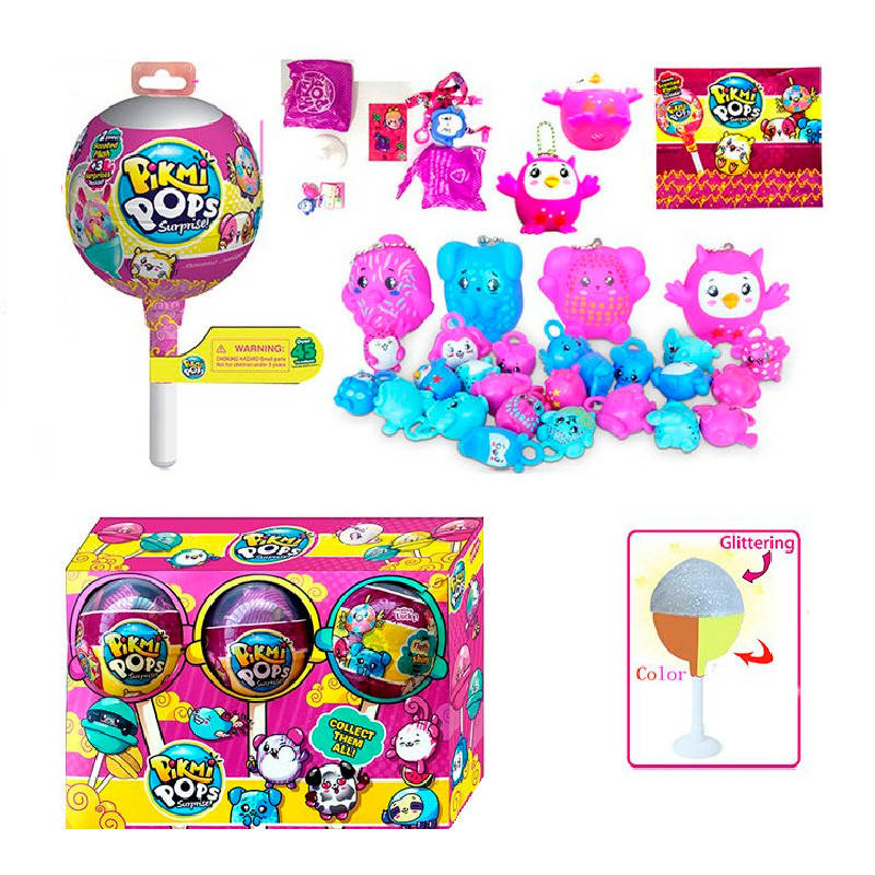 

Леденец на палочке с героем - сюрпризом Pikmi Pops 27301