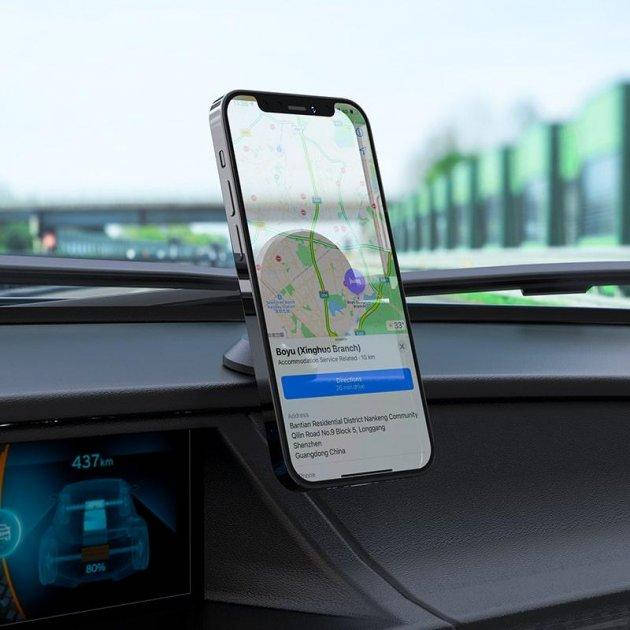 

Держатель для телефона в авто Holder HOCO CA79 (magnetic) Black, Черный