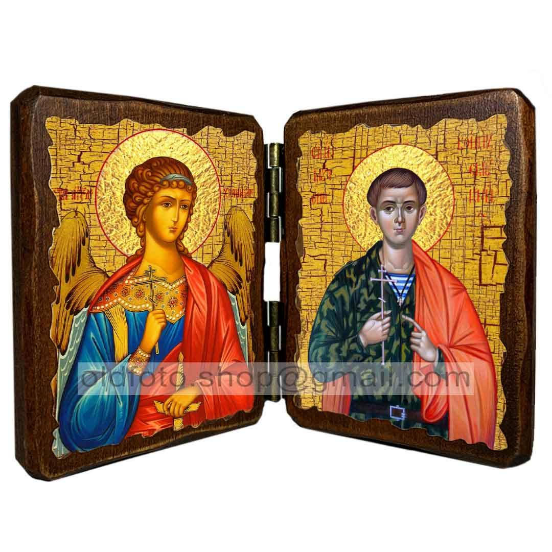 

Икона Евгений Родионов Воин-Мученик ,икона на дереве 160х110 мм