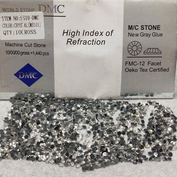 

SS10 термоклеевые стразы дмс (dmc Китай) col Crystal (ДМС-009)