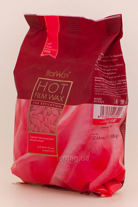 

ItalWax Воск пленочный в гранулах - Роза (винный), 500 г