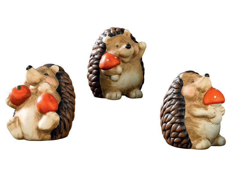 

Керамические декоративные ежики MELINERA, 3 шт.