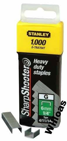 

Скоба 6мм 1000шт для степ. тип G STANLEY 1-TRA704T