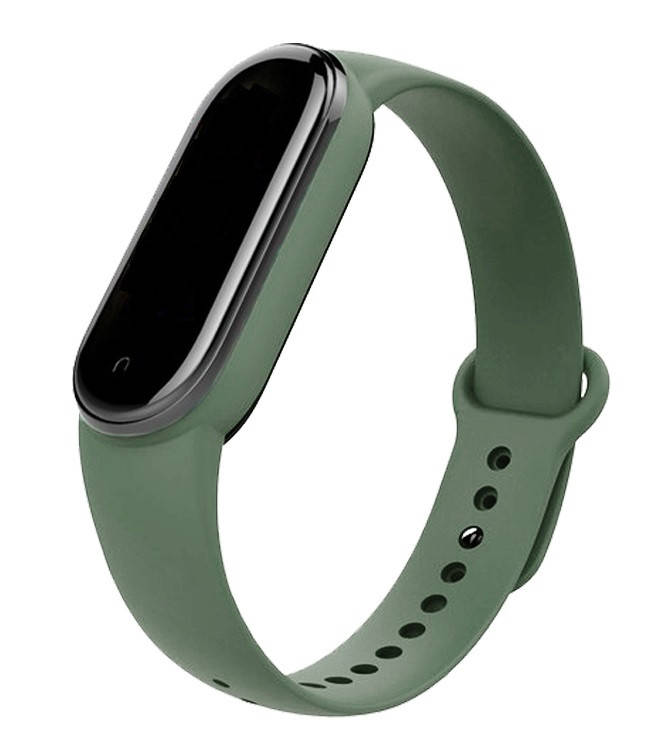 

Mi band 5 ремешок ми бенд 6 силиконовый хаки