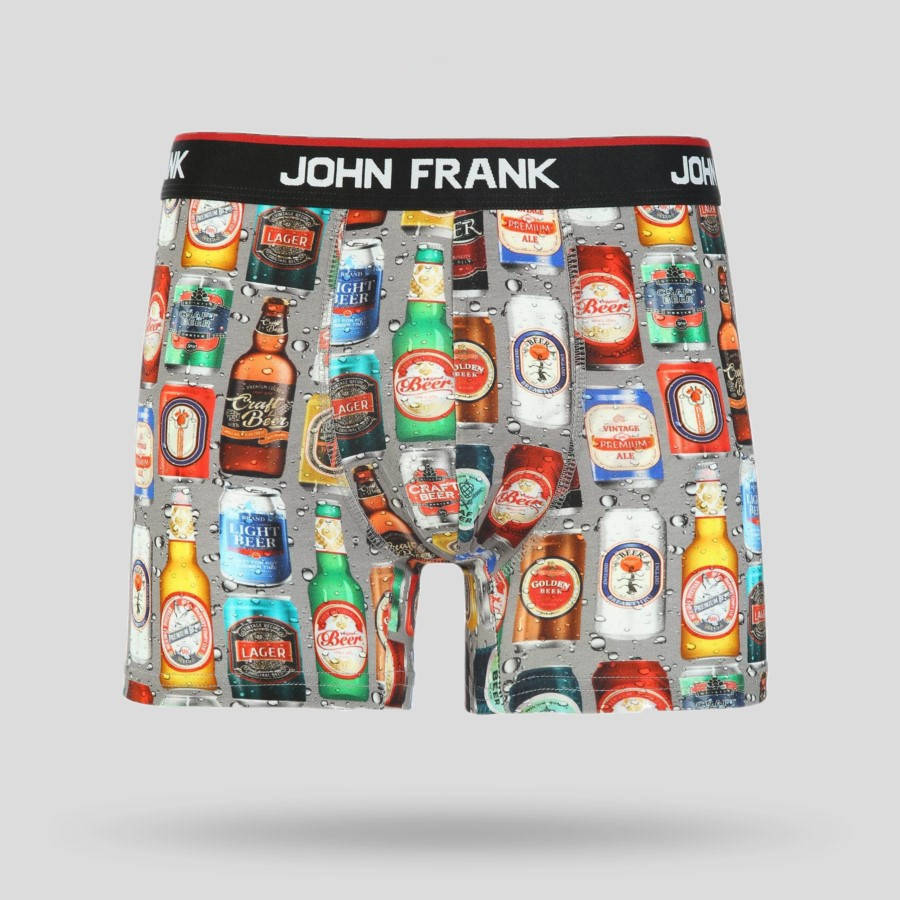 

Трусы мужские John Frank серые JFBD313 XL, Серый
