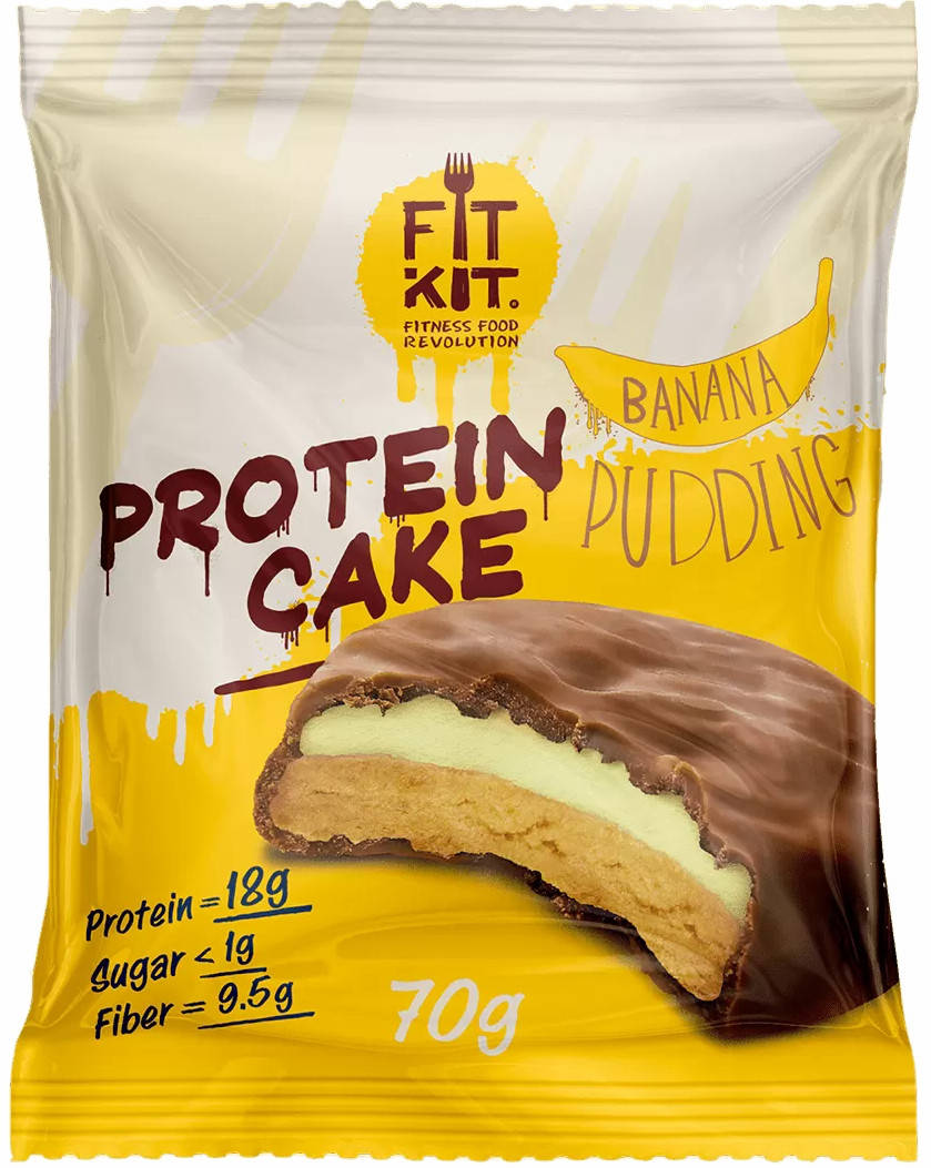 

Протеиновое печенье Souffle Fit Kit Банановый Пудинг (70 грамм)